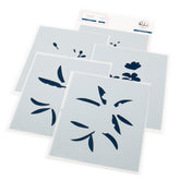 Plumeria stencil